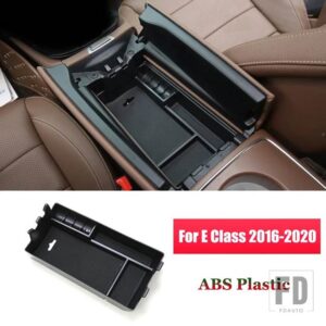 メルセデスベンツ Eクラス W213 E200 E260 E300 E320 E350 2016-2023 中央アームレストボックス収納ボックスオーガナイザーカードトレイホルダ - 2016-2020