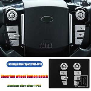 ランドローバー レンジローバースポーツ L320 ディスカバリー 4 LR4 L319 フリーランダー 2 カーアクセサリーステアリングホイールボタンパッチ - 2