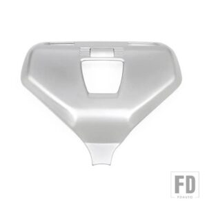 BMW 5/7シリーズ G30 G11 G12 6シリーズ GT X3 G01 X4 G02 2017-2022 カーアクセサリールーフフロント読書ランプフレームトリムカバー - Matte Silver