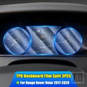 ランドローバー レンジローバースポーツ L494 VELAR ヴォーグ L405 2018-2020 カーアクセサリーナビゲーション計器スクリーン TPU プロテクター - 9