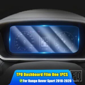 ランドローバー レンジローバースポーツ L494 VELAR ヴォーグ L405 2018-2020 カーアクセサリーナビゲーション計器スクリーン TPU プロテクター - 2