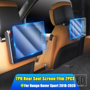 ランドローバー レンジローバースポーツ L494 VELAR ヴォーグ L405 2018-2020 カーアクセサリーナビゲーション計器スクリーン TPU プロテクター - 4