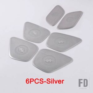 メルセデスベンツ Aクラス AMG W177 V177 A35 A45 2019-21 + カーアクセサリードアダッシュボード A ピラーオーディオスピーカートリムカバー - 8