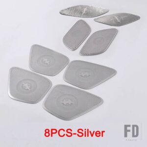 メルセデスベンツ Aクラス AMG W177 V177 A35 A45 2019-21 + カーアクセサリードアダッシュボード A ピラーオーディオスピーカートリムカバー - 10