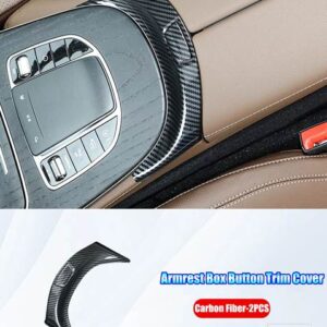 メルセデスベンツ Eクラス W213 クーペ C238 W238 AMG E43 E53 E63 2016-2023 カーアクセサリー中央アームレストボックスパネルトリムカバー - 1