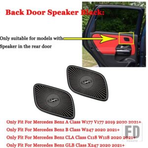 メルセデスベンツ A B CLA GLB GLAクラス W177 W247 C118 X247 H247 2020 2021 + ドアダッシュボードトランクオーディオスピーカーカバートリム - 10