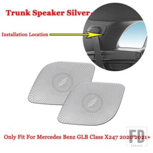 メルセデスベンツ A B CLA GLB GLAクラス W177 W247 C118 X247 H247 2020 2021 + ドアダッシュボードトランクオーディオスピーカーカバートリム - 11