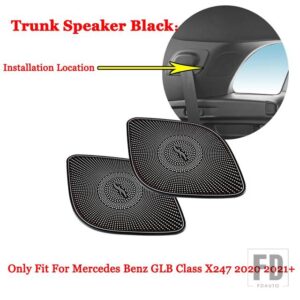 メルセデスベンツ A B CLA GLB GLAクラス W177 W247 C118 X247 H247 2020 2021 + ドアダッシュボードトランクオーディオスピーカーカバートリム - 12