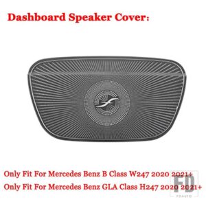 メルセデスベンツ A B CLA GLB GLAクラス W177 W247 C118 X247 H247 2020 2021 + ドアダッシュボードトランクオーディオスピーカーカバートリム - 16