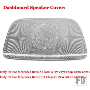 メルセデスベンツ A B CLA GLB GLAクラス W177 W247 C118 X247 H247 2020 2021 + ドアダッシュボードトランクオーディオスピーカーカバートリム - 17
