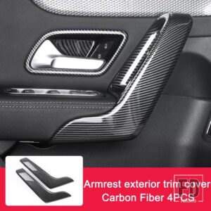 メルセデスベンツ CLAクラス C118 W118 CLA180 200 220 250 260 2020-2024 カーアクセサリードアアームレストハンドルボウルカバートリムフレー - 3