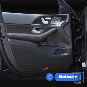 メルセデスベンツ GLEクラス W167 V167 GLE350 GLE450 2020 + カーアクセサリードアドアシルエッジパッドアンチキックドアマットカバー - 3