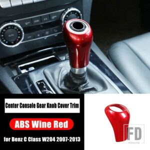 メルセデスベンツ Cクラス W204 C180 C200 2007-2013 カーアクセサリーセンターコンソール装飾ストリップギアシフトノブカバートリム - 2