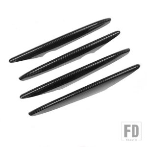 メルセデスベンツ GLCクラス X253 クーペ C253 GLC200 260 300 AMG GLC43 2015-2019 カーアクセサリーフロントフォグランプストリップトリムカ - Carbon Fiber