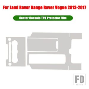 ランドローバー レンジローバーヴォーグ L405 RR スポーツ L494 ドアセンターコンソールフィルム中央 AC ナビゲーション画面 TPU プロテクター - 6