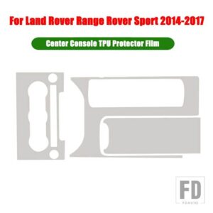 ランドローバー レンジローバーヴォーグ L405 RR スポーツ L494 ドアセンターコンソールフィルム中央 AC ナビゲーション画面 TPU プロテクター - 2