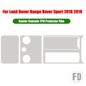 ランドローバー レンジローバーヴォーグ L405 RR スポーツ L494 ドアセンターコンソールフィルム中央 AC ナビゲーション画面 TPU プロテクター - 4