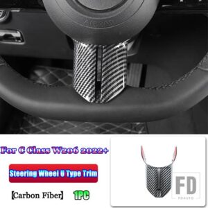 メルセデスベンツ Cクラス W206 C200 C220 C260 C300 2022 + カーボン高級全体インテリアモールディングフルキットアクセサリー - 5