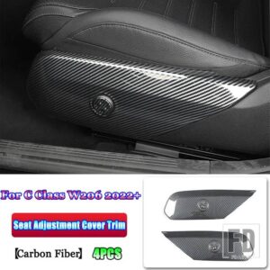 メルセデスベンツ Cクラス W206 C200 C220 C260 C300 2022 + カーボン高級全体インテリアモールディングフルキットアクセサリー - 10
