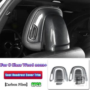 メルセデスベンツ Cクラス W206 C200 C220 C260 C300 2022 + カーボン高級全体インテリアモールディングフルキットアクセサリー - 11