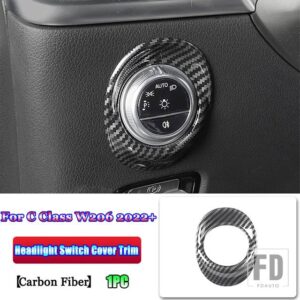 メルセデスベンツ Cクラス W206 C200 C220 C260 C300 2022 + カーボン高級全体インテリアモールディングフルキットアクセサリー - 8