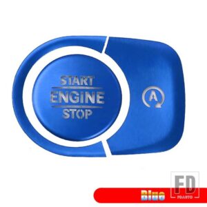 メルセデスベンツ G GLE GLSクラス W464 W167 V167 X167 AMG G63 GLE53 GLE63 2020-2022 エンジンスタートストップボタンリングトリムカバー - Blue