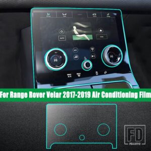 ランドローバー レンジローバースポーツヴォーグ 2018 ヴェラール 17-19 中央制御ナビゲーションフィルム空調 TPU プロテクターフィルム - 8
