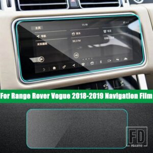 ランドローバー レンジローバースポーツヴォーグ 2018 ヴェラール 17-19 中央制御ナビゲーションフィルム空調 TPU プロテクターフィルム - 4