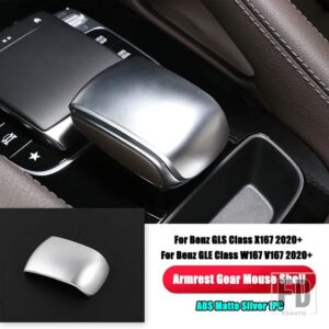メルセデスベンツ GLE GLSクラス W167 V167 X167 AMG GLE53 2020 カーアクセサリーセンターコンソールアームレストギアマウスシェルトリムカバ - 2