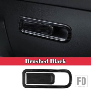 メルセデスベンツ A B CLA GLB GLAクラス W177 W247 C118 W118 X247 H247 カーアクセサリー副パイロットグローブボックスハンドルスイッチカバ - Brushed Black