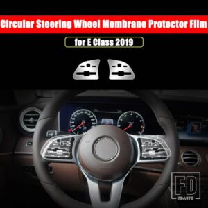 メルセデスベンツ Eクラス W213 E200 E260 E300 E320 E350 2019 2020 カーアクセサリーインテリアモールディングフルセット TPU プロテクターフ - 3