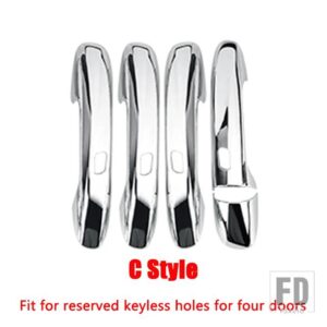 メルセデスベンツ A B C E GLC CLA GLE GLS GLB クラス W177 W247 W205 W213 X253 C118 W167 ドアハンドルカバートリムフレームステッカー