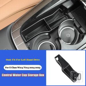 メルセデスベンツ Eクラス W214 V214 E200 E220 E260 300 2024 2025 カーアクセサリー中央アームレスト水カップ収納ボックスオーガナイザー - 2