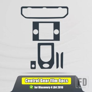 ランドローバー ディスカバリー 5 4 L462 LR5 LR4 ディスカバリースポーツカーセンターコンソールギアフィルム中央 AC ナビゲーションプロテク - 8