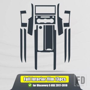 ランドローバー ディスカバリー 5 4 L462 LR5 LR4 ディスカバリースポーツカーセンターコンソールギアフィルム中央 AC ナビゲーションプロテク - 3