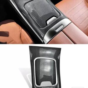 メルセデスベンツ GLCクラス X254 GLC260 GLC300 2023-2025 カーアクセサリーセンターコンソールギアシフトトリムパネル装飾カバー