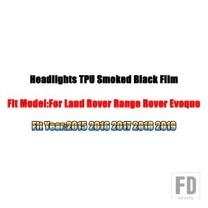 ランドローバー レンジローバースポーツヴォーグヴェラールイヴォーク L494 L405 ディスカバリー 5 スポーツカー TPU - For RR Evoque 15-19