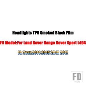 ランドローバー レンジローバースポーツヴォーグヴェラールイヴォーク L494 L405 ディスカバリー 5 スポーツカー TPU - For RR Sport 14-17