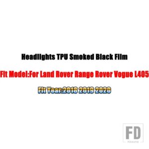 ランドローバー レンジローバースポーツヴォーグヴェラールイヴォーク L494 L405 ディスカバリー 5 スポーツカー TPU - For RR Vogue 18-20