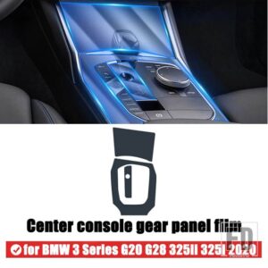 BMW 3シリーズ G20 G28 325LI 325I 2019 2020 ドアセンターコンソールメディアフィルム中央 AC ナビゲーション画面 TPU プロテクターフィルム - 5