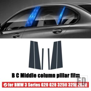 BMW 3シリーズ G20 G28 325LI 325I 2019 2020 ドアセンターコンソールメディアフィルム中央 AC ナビゲーション画面 TPU プロテクターフィルム - 8