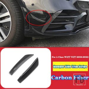 メルセデスベンツ Aクラス W177 V177 A180 A200 A220 A250 A35 2019-2023 + カーアクセサリーフロントバンパーエアベントカバートリムステッカ - 4
