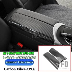 メルセデスベンツ A B C E CLA GLA GLB GLC GLE GLSクラス W177 W247 W205 W213 C118 H247 X247 X253 W167 アームレストボックストリムカバー - 7