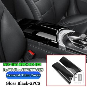 メルセデスベンツ A B C E CLA GLA GLB GLC GLE GLSクラス W177 W247 W205 W213 C118 H247 X247 X253 W167 アームレストボックストリムカバー - 8