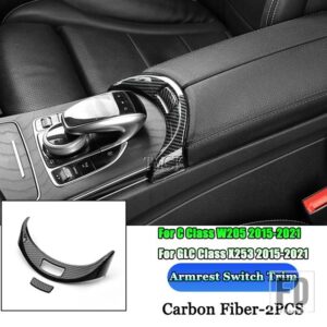 メルセデスベンツ A B C E CLA GLA GLB GLC GLE GLSクラス W177 W247 W205 W213 C118 H247 X247 X253 W167 アームレストボックストリムカバー - 9