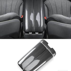メルセデスベンツ EQE EQSクラス V295 V297 AMG EQE350 EQE500 EQS450 580 2021-2025 センターコンソールアームレストボックスパネルトリムカバ - For EQS Carbon Fiber