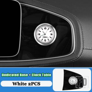 メルセデスベンツ GLE GLSクラス W167 V167 クーペ C167 X167 AMG 2020 2021 2022 + カーアクセサリー中央制御クォーツ時計時計 - White