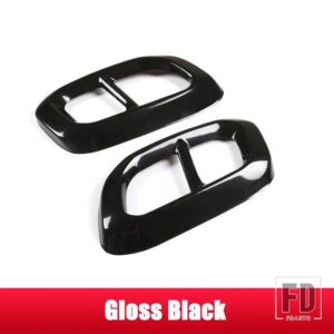 メルセデスベンツ GLE GLC GLSクラス W167 V167 GLE350 GLE450 X253 X167 2020 + カーアクセサリー喉マフラーテールカバートリム - Black
