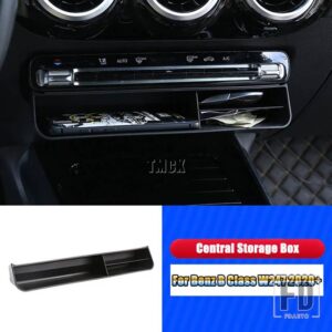 メルセデスベンツ B GLB GLE GLSクラス W247 X247 W167 X167 カーアクセサリー中央制御収納ボックスカードトレイホルダーオーガナイザー - For B Class 2020
