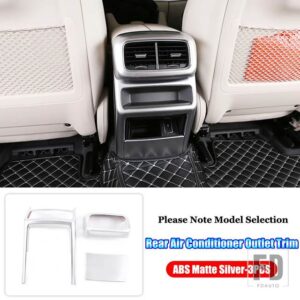 メルセデスベンツ GLEクラス W167 V167 クーペ C167 AMG GLE53 63 2020-2023 + カーアクセサリーリア空調アウトカバートリム - Matte Silver